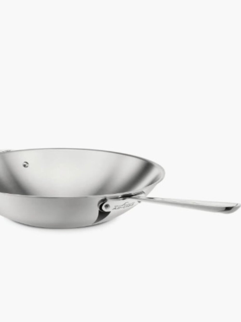 All-Clad D3 Stainless Steel 3-ply Bonded Cookware 14-inch Wok New